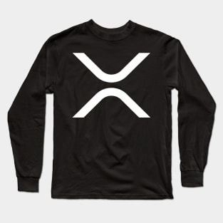 New XRP Logo (white on dark background) Long Sleeve T-Shirt